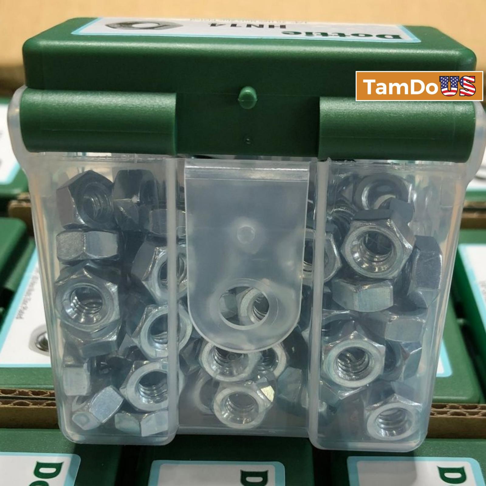 Dottie HN14 1/4"-20 Hex Nuts, Zinc Plated - Photo 2